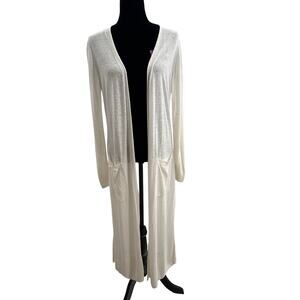 Rachel Zoe Winter White Long Carrigan Medium